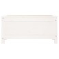 vidaXL Pflanzkübel Weiß 82,5x40x39 cm Massivholz Kiefer vidaXL Pflanzkübel Weiß 82,5x40x39 cm Massivholz Kiefer