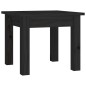 vidaXL Couchtisch Schwarz 35x35x30 cm Massivholz Kiefer vidaXL Couchtisch Schwarz 35x35x30 cm Massivholz Kiefer