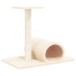 vidaXL Kratzbaum mit Tunnel Creme 60x34,5x50 cm vidaXL Kratzbaum mit Tunnel Creme 60x34,5x50 cm