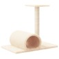 vidaXL Kratzbaum mit Tunnel Creme 60x34,5x50 cm vidaXL Kratzbaum mit Tunnel Creme 60x34,5x50 cm