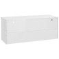 vidaXL Wandhängeschrank 120x40x50 cm Edelstahl vidaXL Wandhängeschrank 120x40x50 cm Edelstahl