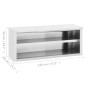 vidaXL Wandhängeschrank 120x40x50 cm Edelstahl vidaXL Wandhängeschrank 120x40x50 cm Edelstahl