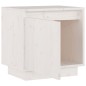vidaXL Nachttische 2 Stk. Weiß 40x30x40 cm Massivholz Kiefer vidaXL Nachttische 2 Stk. Weiß 40x30x40 cm Massivholz Kiefer