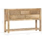 vidaXL Sideboard 120 x 30 x 75 cm Massivholz Mango vidaXL Sideboard 120 x 30 x 75 cm Massivholz Mango