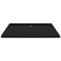 vidaXL Duschtasse ABS Rechteckig Schwarz 80x120 cm vidaXL Duschtasse ABS Rechteckig Schwarz 80x120 cm