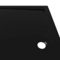 vidaXL Duschtasse ABS Rechteckig Schwarz 80x120 cm vidaXL Duschtasse ABS Rechteckig Schwarz 80x120 cm