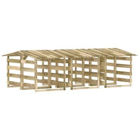 vidaXL Pergolen mit Dach 6 Stk. 100x90x100 cm Kiefernholz Imprägniert