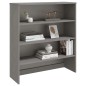 vidaXL Highboard-Oberteil HAMAR Hellgrau 90x30x100 cm Massivholz vidaXL Highboard-Oberteil HAMAR Hellgrau 90x30x100 cm Massivholz