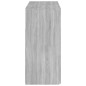 vidaXL Sideboard mit LED-Beleuchtung Grau Sonoma 115,5x30x75 cm vidaXL Sideboard mit LED-Beleuchtung Grau Sonoma 115,5x30x75 cm