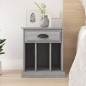 vidaXL Nachttisch Grau Sonoma 43x36x50 cm vidaXL Nachttisch Grau Sonoma 43x36x50 cm