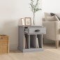 vidaXL Nachttisch Grau Sonoma 43x36x50 cm vidaXL Nachttisch Grau Sonoma 43x36x50 cm