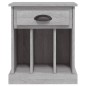vidaXL Nachttisch Grau Sonoma 43x36x50 cm vidaXL Nachttisch Grau Sonoma 43x36x50 cm