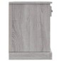 vidaXL Nachttisch Grau Sonoma 43x36x50 cm vidaXL Nachttisch Grau Sonoma 43x36x50 cm