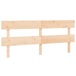 vidaXL Kopfteil 204x3x81 cm Massivholz Kiefer