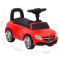 vidaXL Rutschauto Mercedes-Benz C63 Rot vidaXL Rutschauto Mercedes-Benz C63 Rot