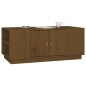 vidaXL Couchtisch Honigbraun 100x50x41 cm Massivholz Kiefer vidaXL Couchtisch Honigbraun 100x50x41 cm Massivholz Kiefer