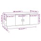 vidaXL Couchtisch Honigbraun 100x50x41 cm Massivholz Kiefer vidaXL Couchtisch Honigbraun 100x50x41 cm Massivholz Kiefer