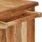vidaXL Servierwagen 80x45x91 cm Massivholz Akazie vidaXL Servierwagen 80x45x91 cm Massivholz Akazie
