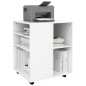 vidaXL Rollschrank Hochglanz-Weiß 60x53x72 cm Holzwerkstoff vidaXL Rollschrank Hochglanz-Weiß 60x53x72 cm Holzwerkstoff