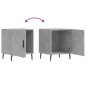 vidaXL Nachttische 2 Stk. Betongrau 40x40x50 cm Holzwerkstoff vidaXL Nachttische 2 Stk. Betongrau 40x40x50 cm Holzwerkstoff