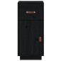 vidaXL Sideboard Schwarz 34x40x75 cm Massivholz Kiefer vidaXL Sideboard Schwarz 34x40x75 cm Massivholz Kiefer