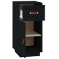 vidaXL Sideboard Schwarz 34x40x75 cm Massivholz Kiefer vidaXL Sideboard Schwarz 34x40x75 cm Massivholz Kiefer