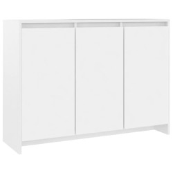vidaXL Sideboard Weiß 102x33x75 cm Holzwerkstoff