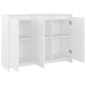 vidaXL Sideboard Weiß 102x33x75 cm Holzwerkstoff vidaXL Sideboard Weiß 102x33x75 cm Holzwerkstoff
