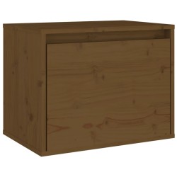 vidaXL Wandschrank Honigbraun 45x30x35 cm Massivholz Kiefer