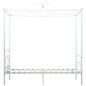 vidaXL Himmelbett-Gestell Weiß Metall 90 x 200 cm vidaXL Himmelbett-Gestell Weiß Metall 90 x 200 cm