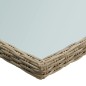 vidaXL Garten-Esstisch Braun 200x100x74 cm Glas und Poly Rattan vidaXL Garten-Esstisch Braun 200x100x74 cm Glas und Poly Rattan