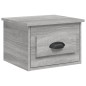 vidaXL Wand-Nachttisch Grau Sonoma 41,5x36x28 cm vidaXL Wand-Nachttisch Grau Sonoma 41,5x36x28 cm