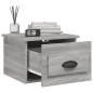 vidaXL Wand-Nachttisch Grau Sonoma 41,5x36x28 cm vidaXL Wand-Nachttisch Grau Sonoma 41,5x36x28 cm
