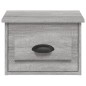 vidaXL Wand-Nachttisch Grau Sonoma 41,5x36x28 cm vidaXL Wand-Nachttisch Grau Sonoma 41,5x36x28 cm