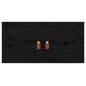 vidaXL Wandschrank Schwarz 60x30x30 cm Massivholz Kiefer vidaXL Wandschrank Schwarz 60x30x30 cm Massivholz Kiefer
