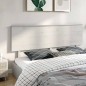 vidaXL Kopfteil Weiß 204x6x82,5 cm Massivholz Kiefer