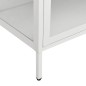 vidaXL Vitrine Weiß 90x40x180 cm Stahl und Gehärtetes Glas vidaXL Vitrine Weiß 90x40x180 cm Stahl und Gehärtetes Glas
