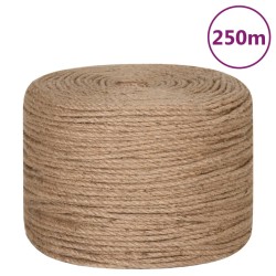 vidaXL Juteseil 250 m Länge 8 mm Stärke