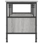 vidaXL TV-Schrank Grau Sonoma 100x35x45 cm Holzwerkstoff & Eisen vidaXL TV-Schrank Grau Sonoma 100x35x45 cm Holzwerkstoff & Eisen