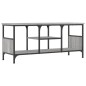 vidaXL TV-Schrank Grau Sonoma 100x35x45 cm Holzwerkstoff & Eisen vidaXL TV-Schrank Grau Sonoma 100x35x45 cm Holzwerkstoff & Eisen