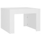 vidaXL Couchtisch Weiß 50x50x35 cm Holzwerkstoff vidaXL Couchtisch Weiß 50x50x35 cm Holzwerkstoff
