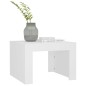 vidaXL Couchtisch Weiß 50x50x35 cm Holzwerkstoff vidaXL Couchtisch Weiß 50x50x35 cm Holzwerkstoff