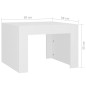 vidaXL Couchtisch Weiß 50x50x35 cm Holzwerkstoff vidaXL Couchtisch Weiß 50x50x35 cm Holzwerkstoff
