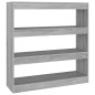 vidaXL Bücherregal/Raumteiler Grau Sonoma 100×30×103 cm vidaXL Bücherregal/Raumteiler Grau Sonoma 100×30×103 cm