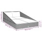 Gartenbett Braun 110x200 cm Poly Rattan Gartenbett Braun 110x200 cm Poly Rattan