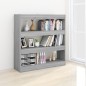 vidaXL Bücherregal/Raumteiler Grau Sonoma 100×30×103 cm vidaXL Bücherregal/Raumteiler Grau Sonoma 100×30×103 cm