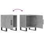 vidaXL Nachttische 2 Stk. Betongrau 40x40x50 cm Holzwerkstoff vidaXL Nachttische 2 Stk. Betongrau 40x40x50 cm Holzwerkstoff