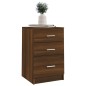 vidaXL Nachttisch Braun Eichen-Optik 40x40x63 cm Holzwerkstoff vidaXL Nachttisch Braun Eichen-Optik 40x40x63 cm Holzwerkstoff