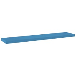 vidaXL Schweberegal Blau 120x23,5x3,8 cm MDF