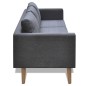 vidaXL Sofa Set 2-Sitzer und 3-Sitzer Stoff Dunkelgrau vidaXL Sofa Set 2-Sitzer und 3-Sitzer Stoff Dunkelgrau